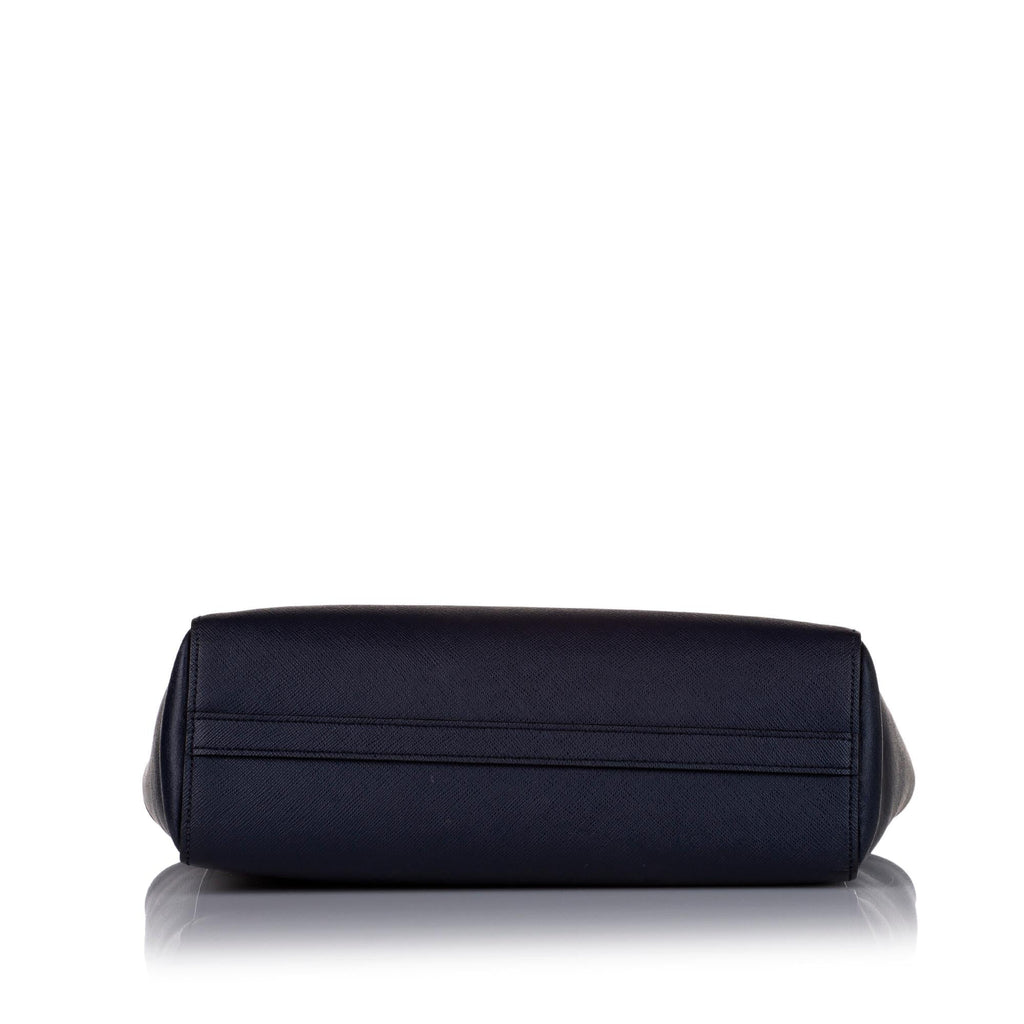 Prada Saffiano Lux & City Calf Zip Tote (SHG-34947)