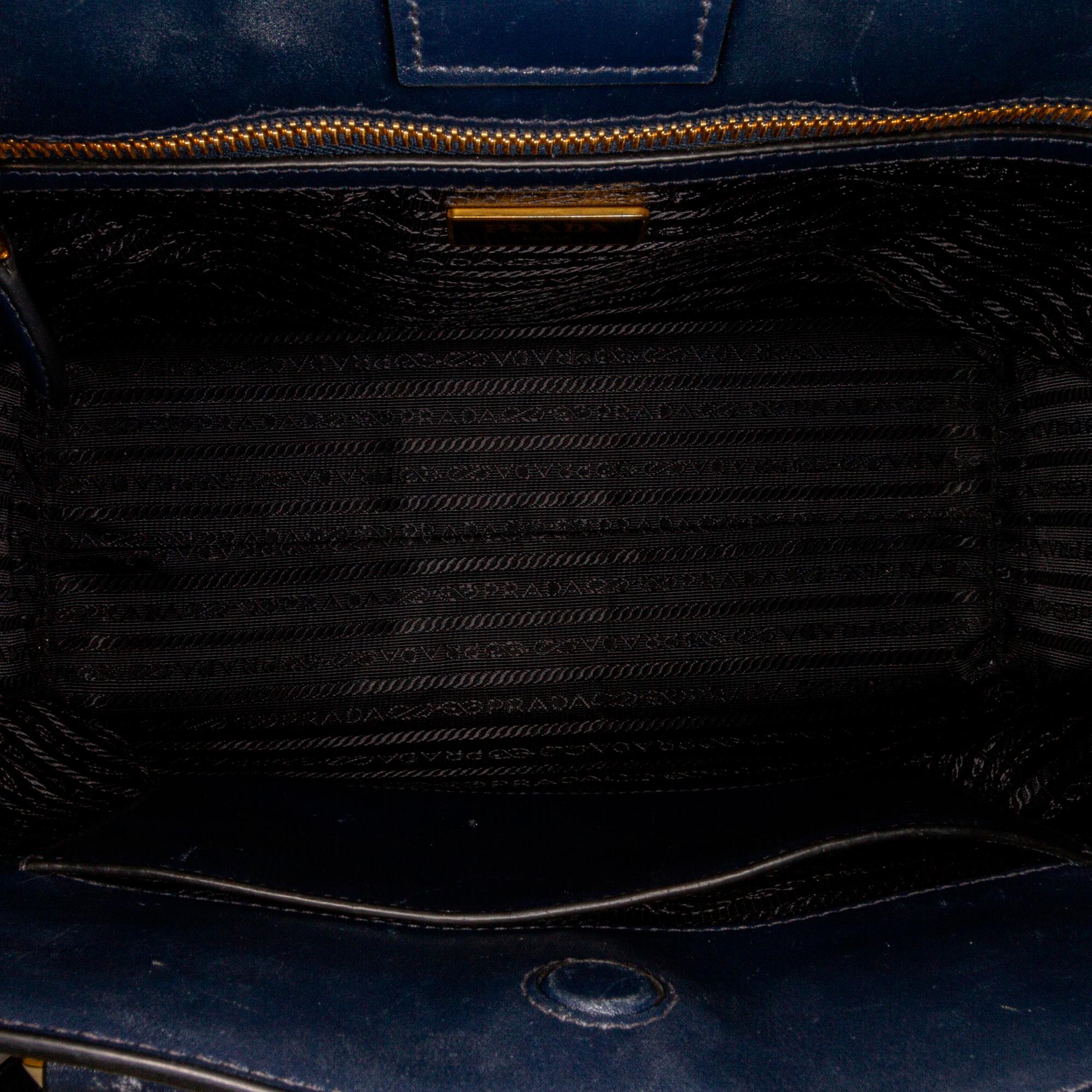 Prada Saffiano Lux & City Calf Zip Tote (SHG-34947)