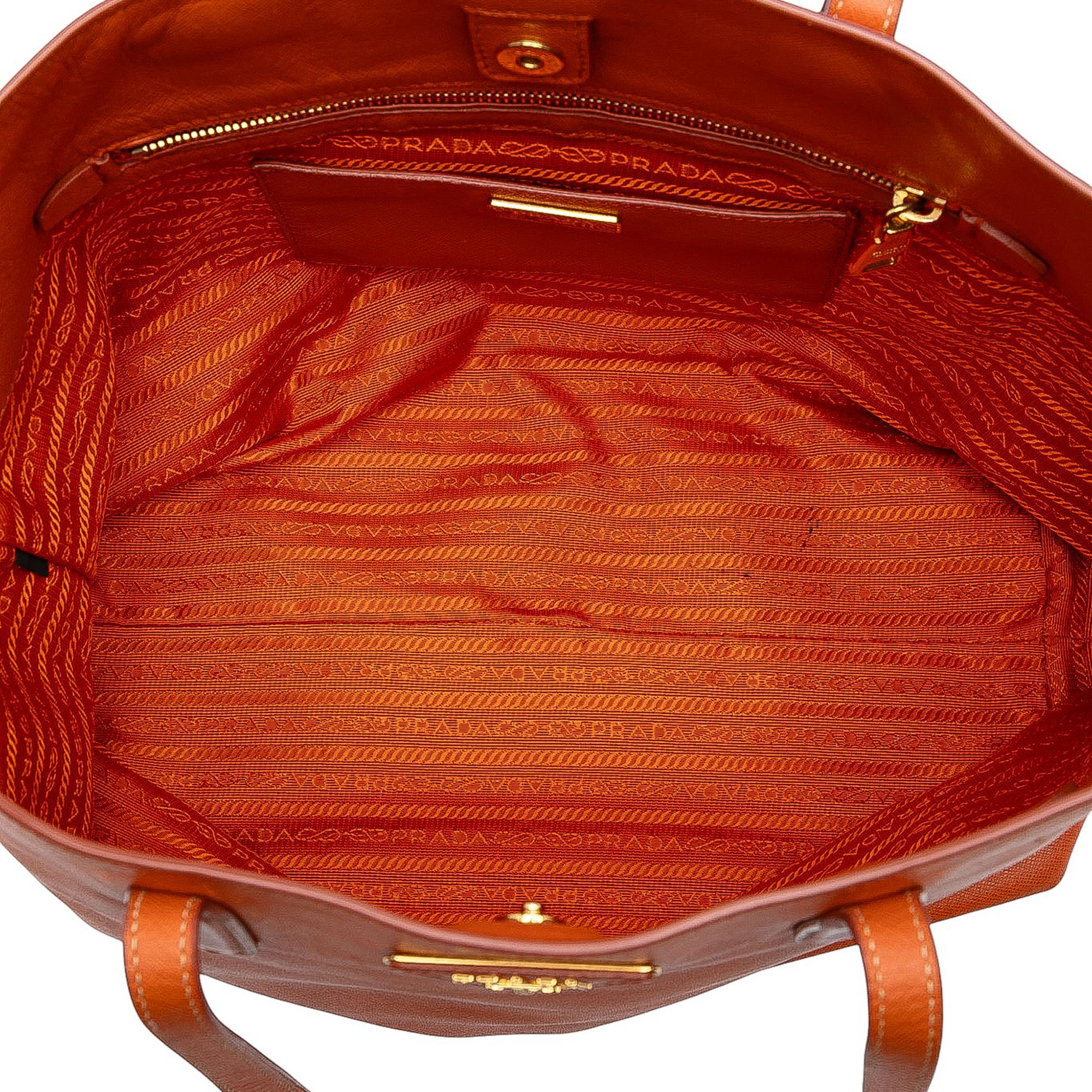 Prada Saffiano Open Convertible Tote