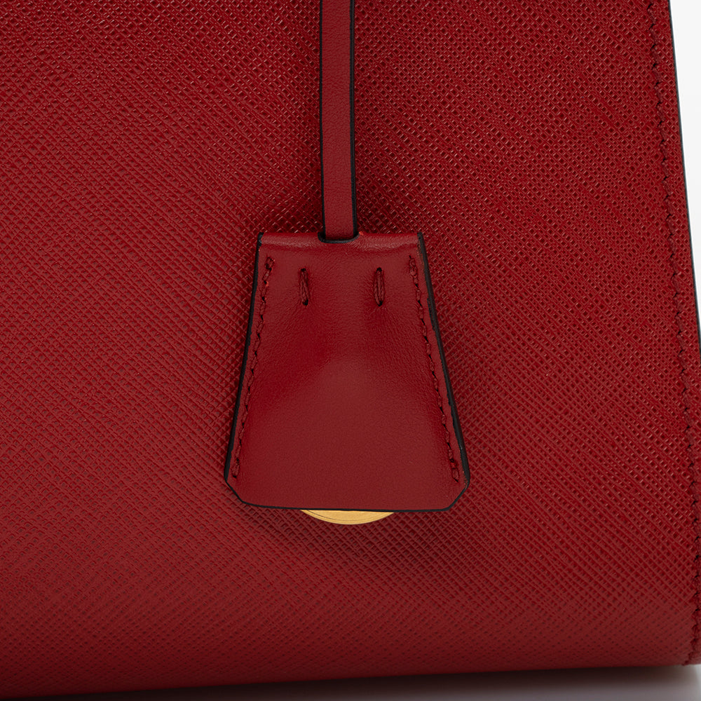 Prada Saffiano Paradigme Mini Tote (SHF-15836)