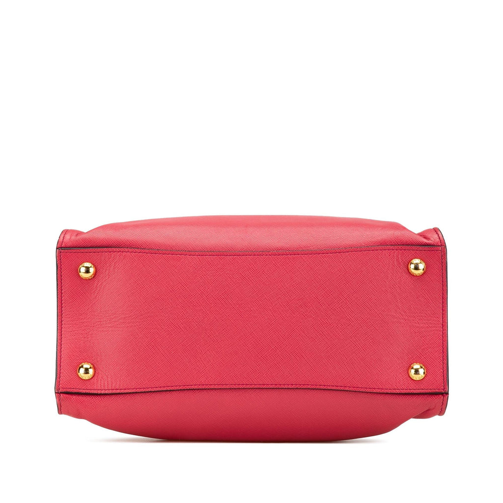 Prada Saffiano Soft Triple Pocket Tote