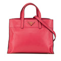 Prada Saffiano Soft Triple Pocket Tote