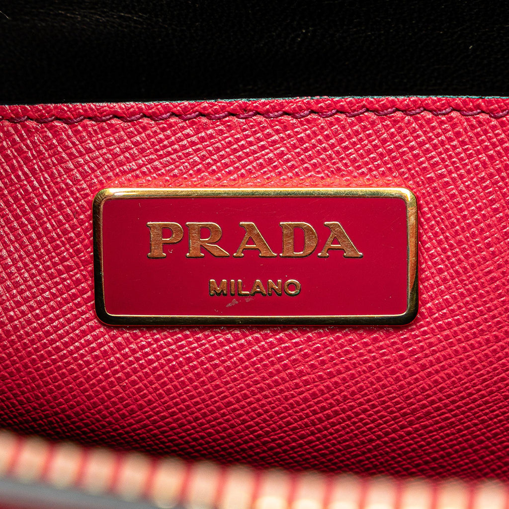 Prada Saffiano Soft Triple Pocket Tote