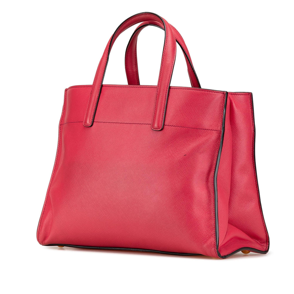 Prada Saffiano Soft Triple Pocket Tote