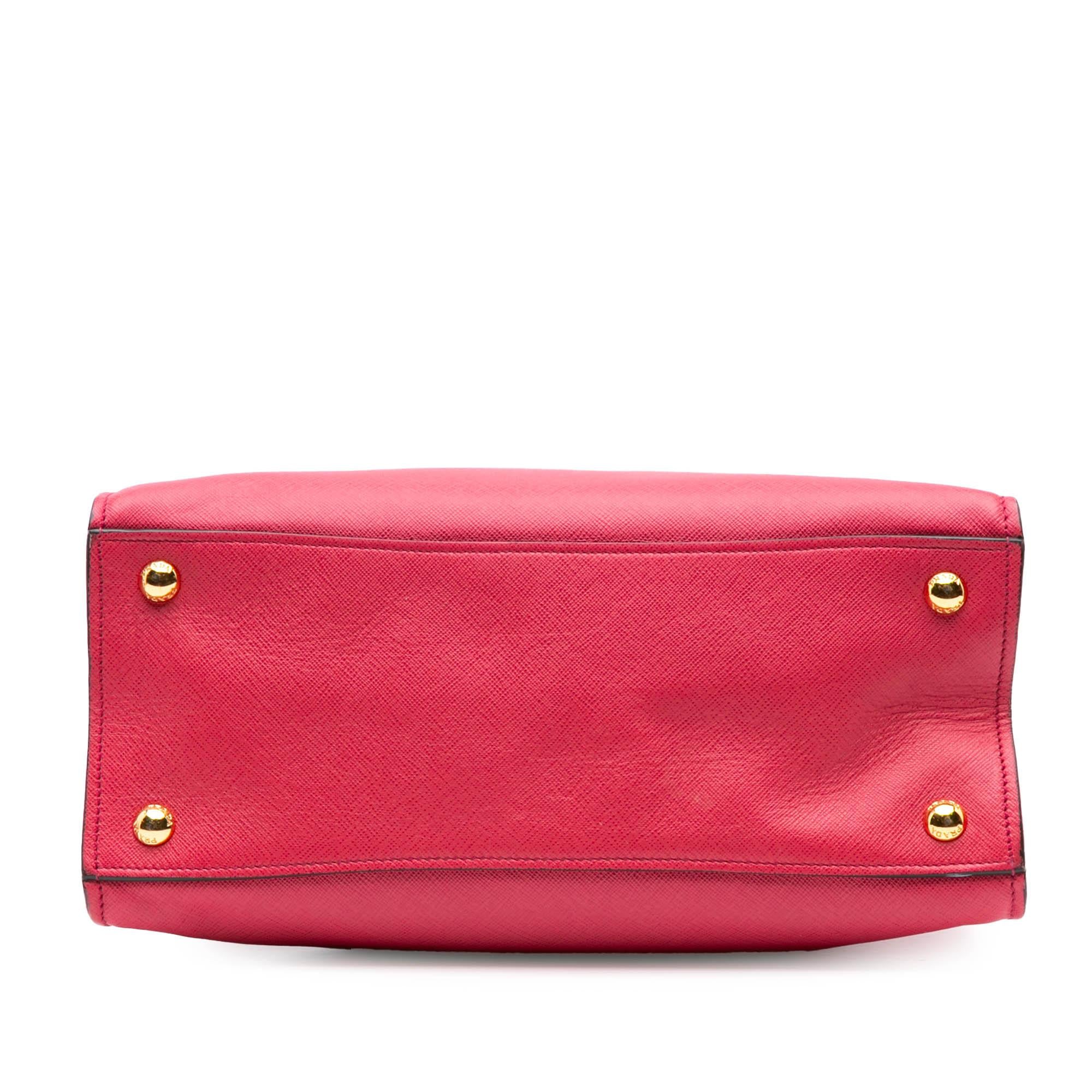 Prada Saffiano Soft Triple Pocket Tote