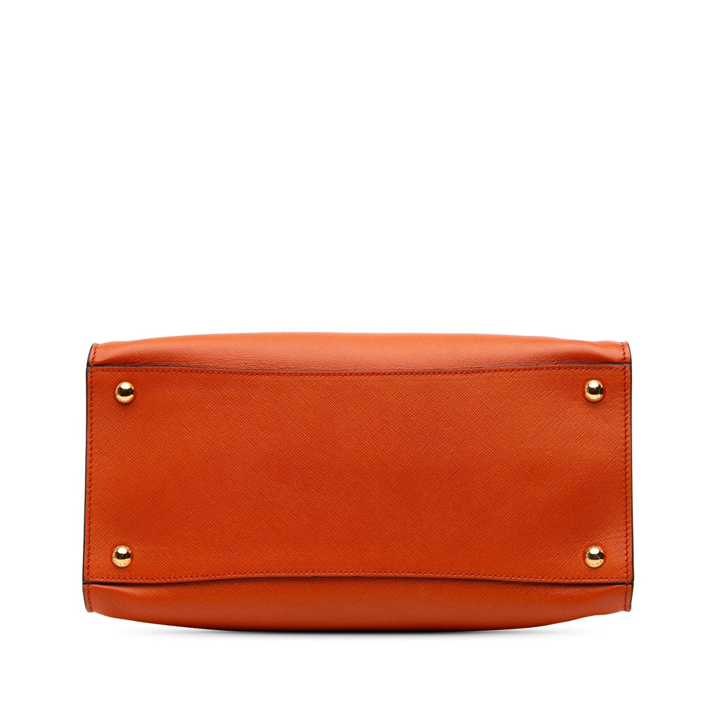 Prada Saffiano Soft Triple Pocket Tote