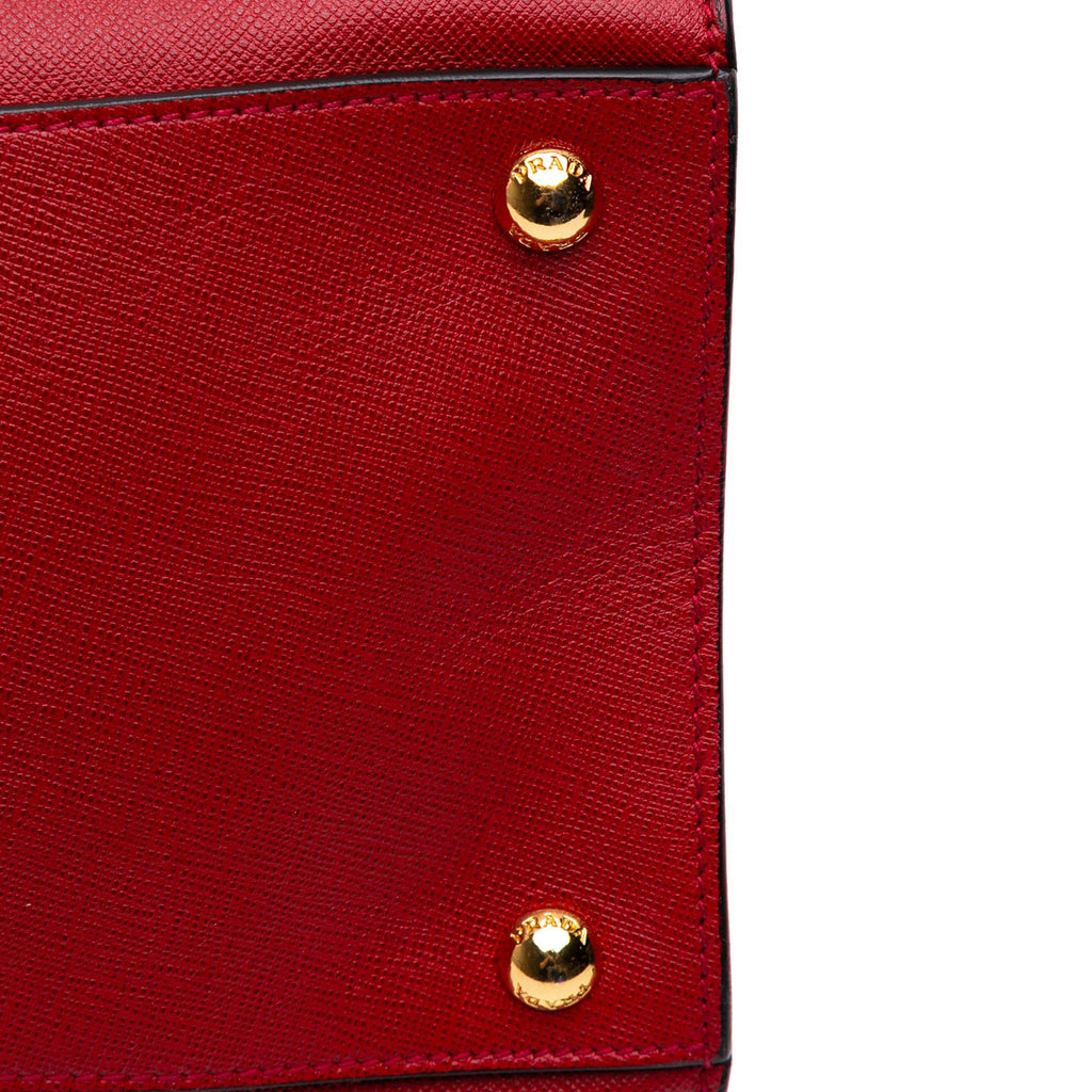 Prada Saffiano Soft Triple Pocket Tote