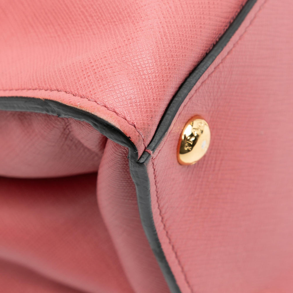 Prada Saffiano Soft Triple Pocket Tote