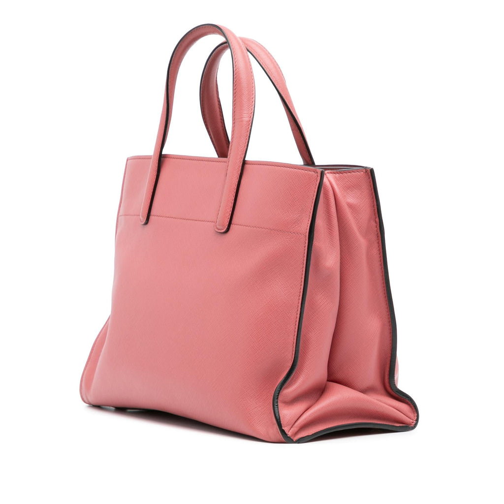 Prada Saffiano Soft Triple Pocket Tote
