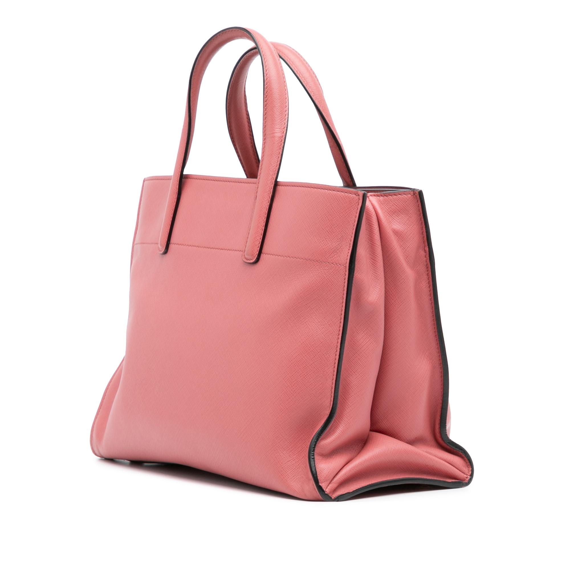 Prada Saffiano Soft Triple Pocket Tote