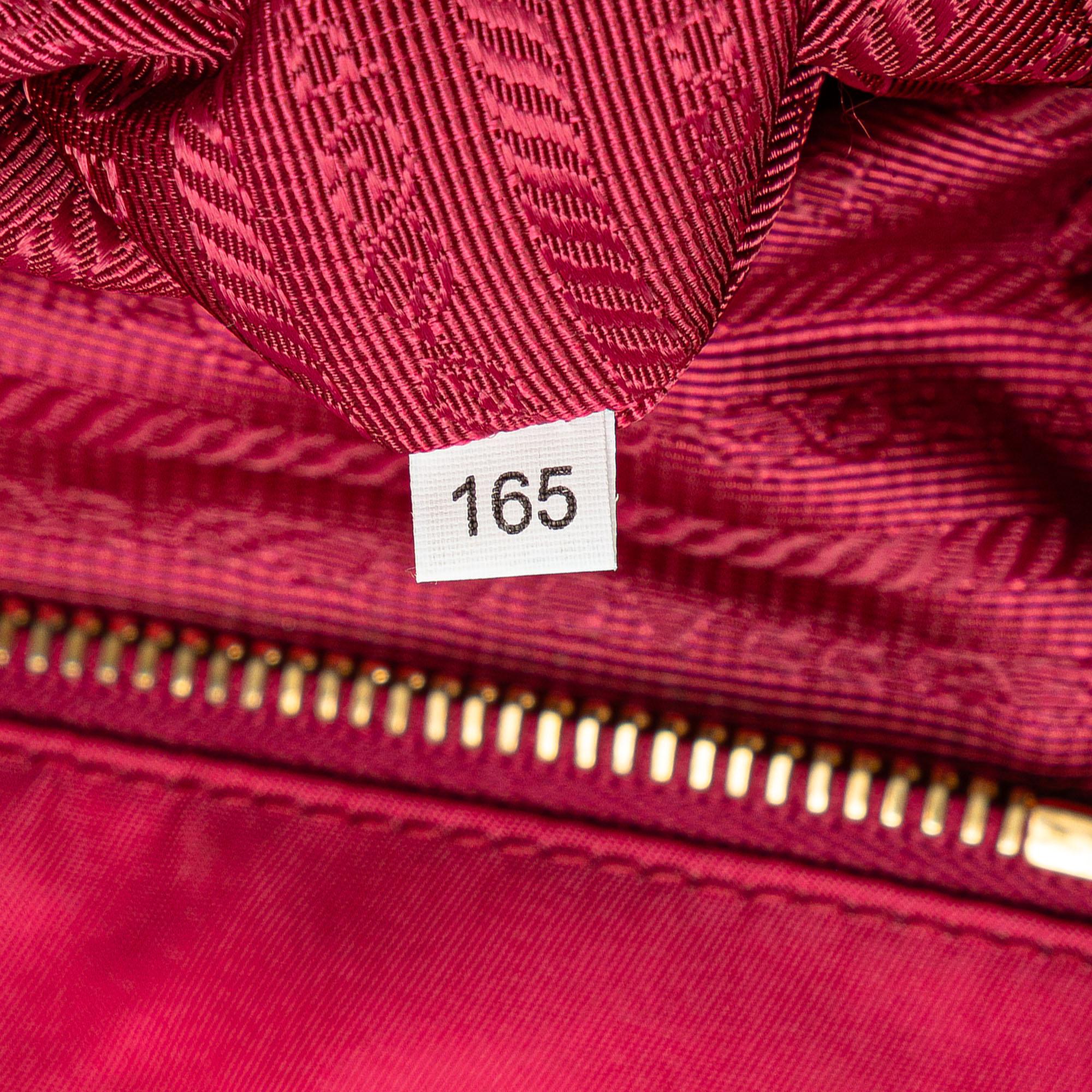 Prada Saffiano-Trimmed Tessuto Tote (SHG-69obRG)