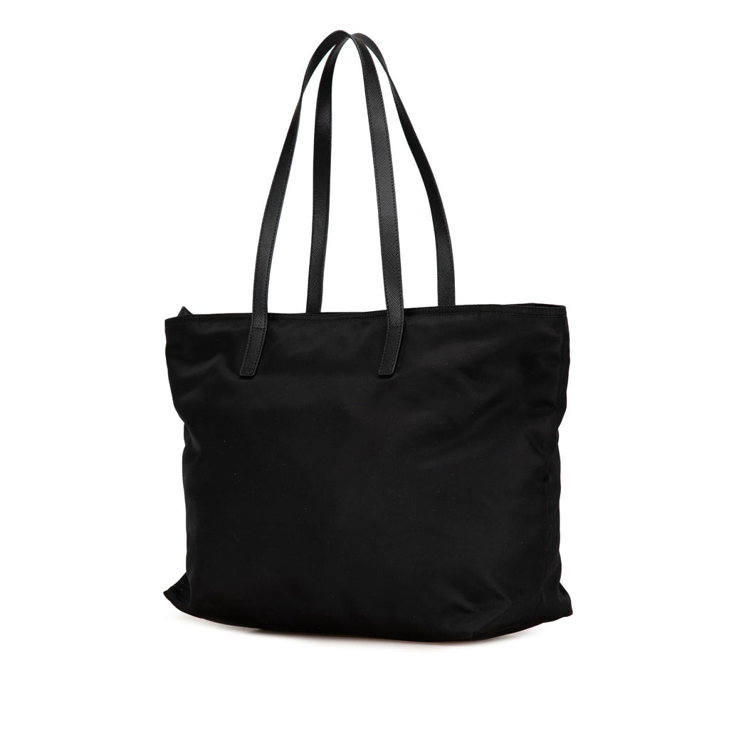 Prada Saffiano Trimmed Tessuto Tote (SHG-t6TQAg)