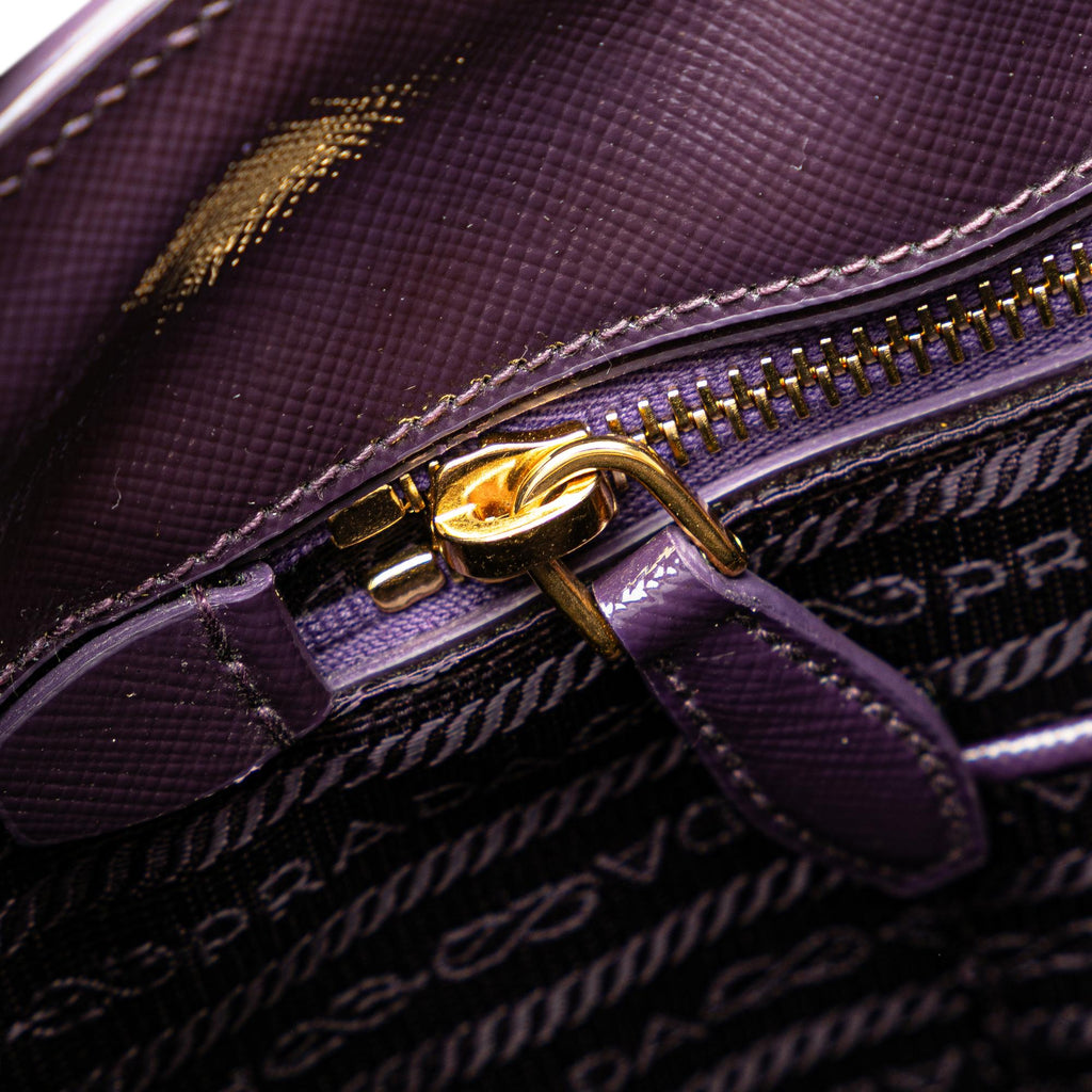 Prada Saffiano Vernice Parabole Tote