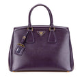 Prada Saffiano Vernice Parabole Tote