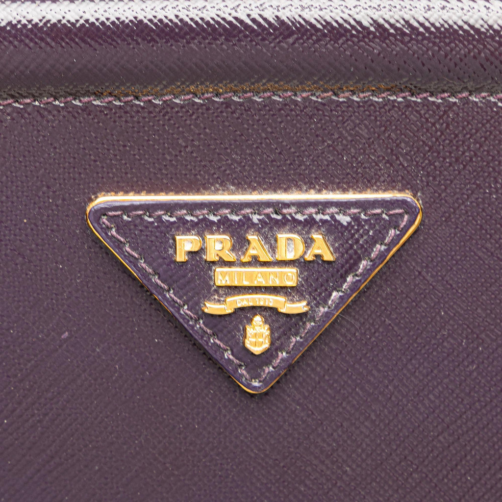 Prada Saffiano Vernice Parabole Tote