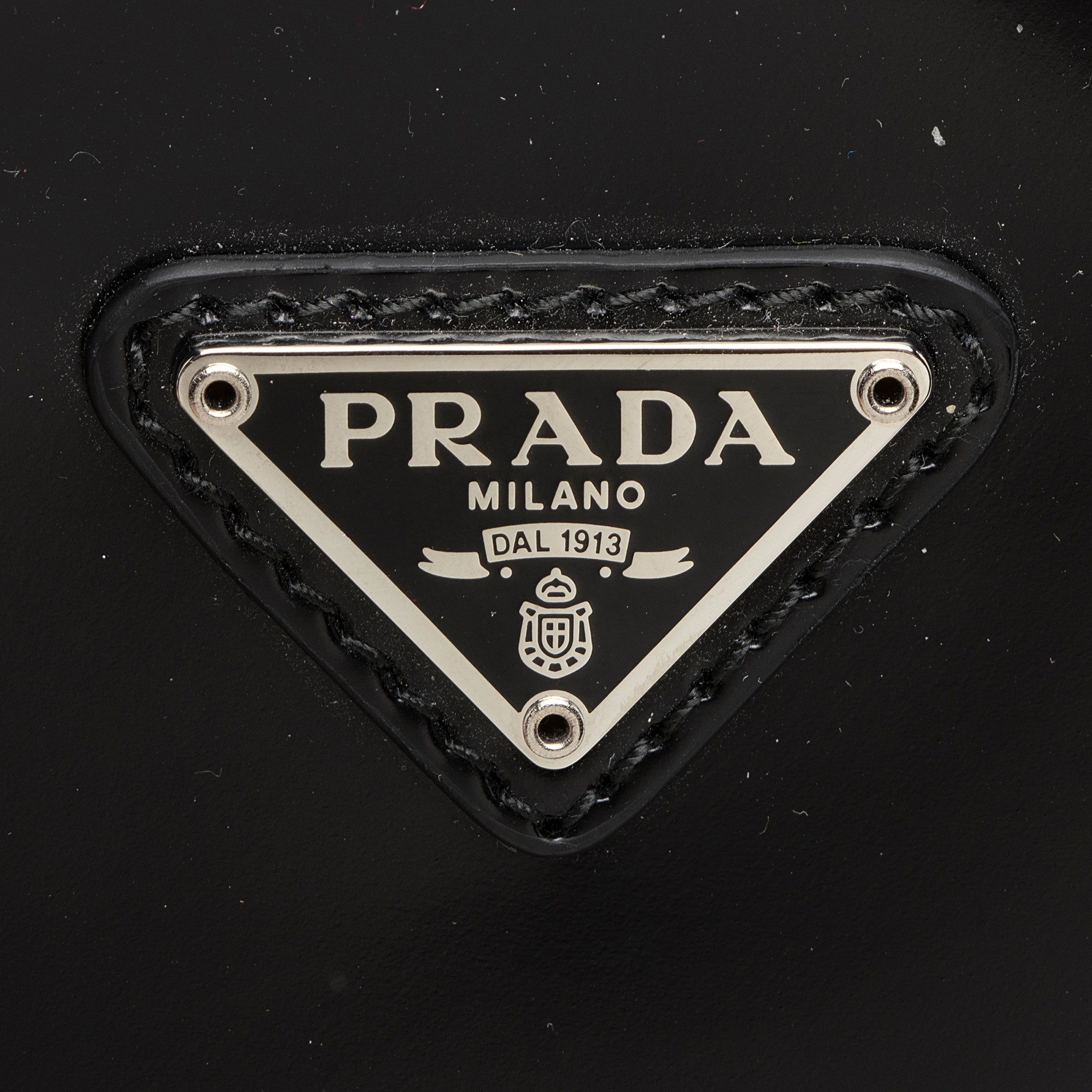 Prada Sequin Mesh Logo Large Tote