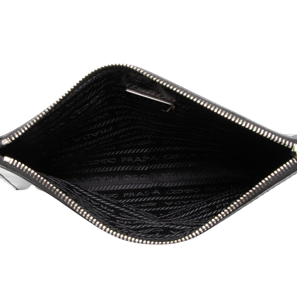 Prada Sequin Mesh Logo Large Tote