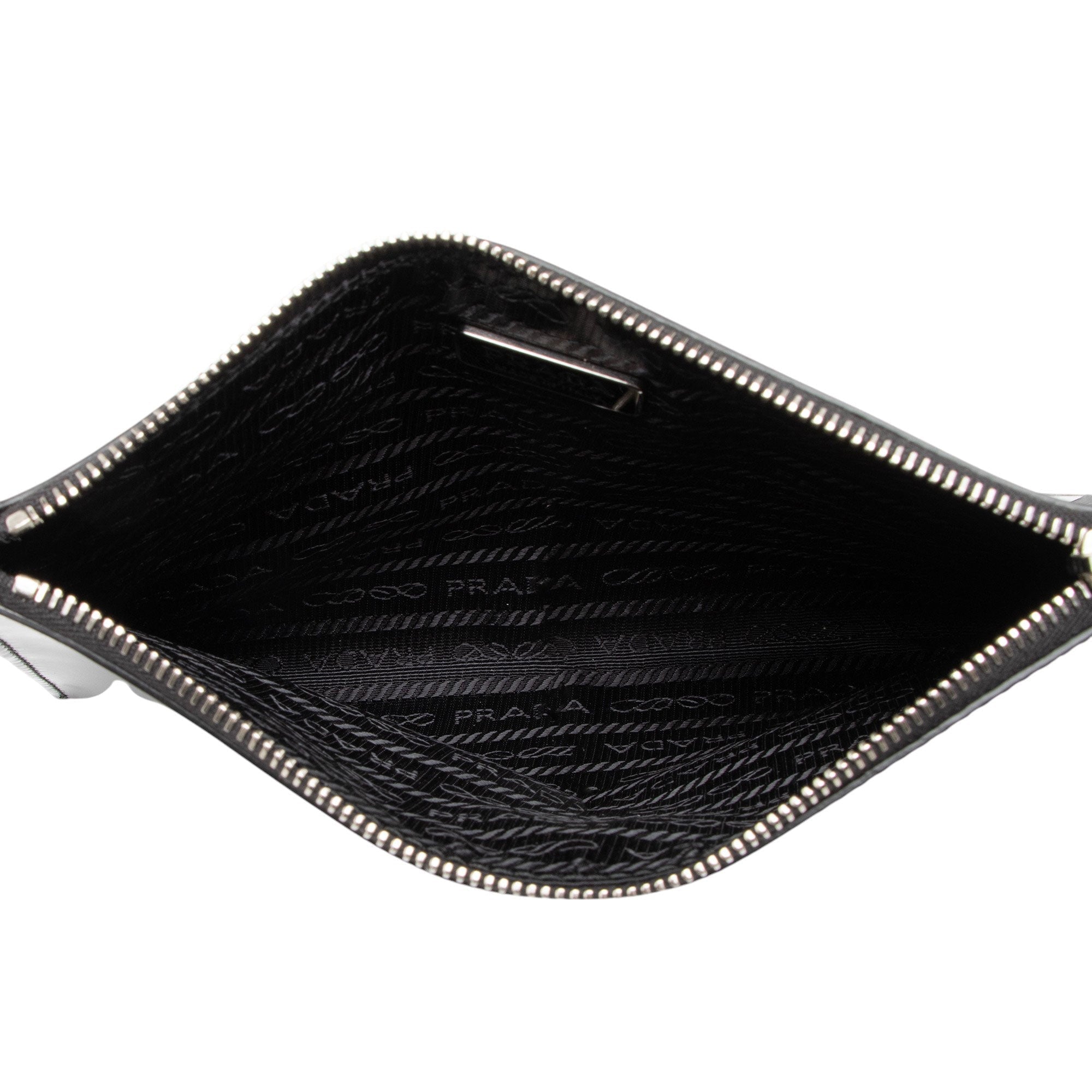 Prada Sequin Mesh Logo Large Tote