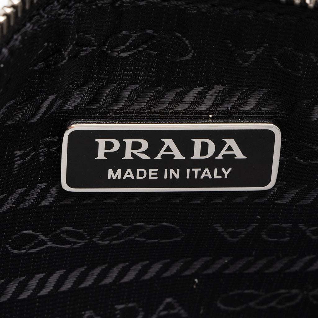 Prada Sequin Mesh Logo Large Tote