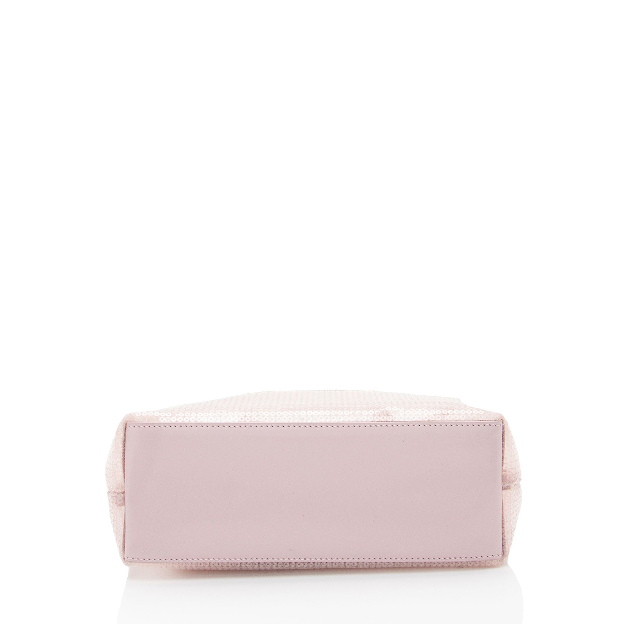 Prada Sequin Mesh Logo Small Tote