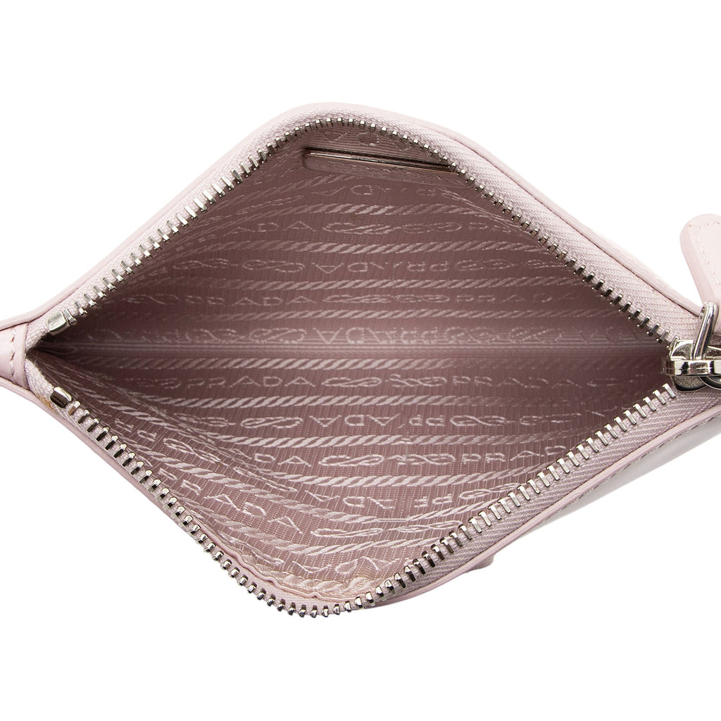 Prada Sequin Mesh Logo Small Tote
