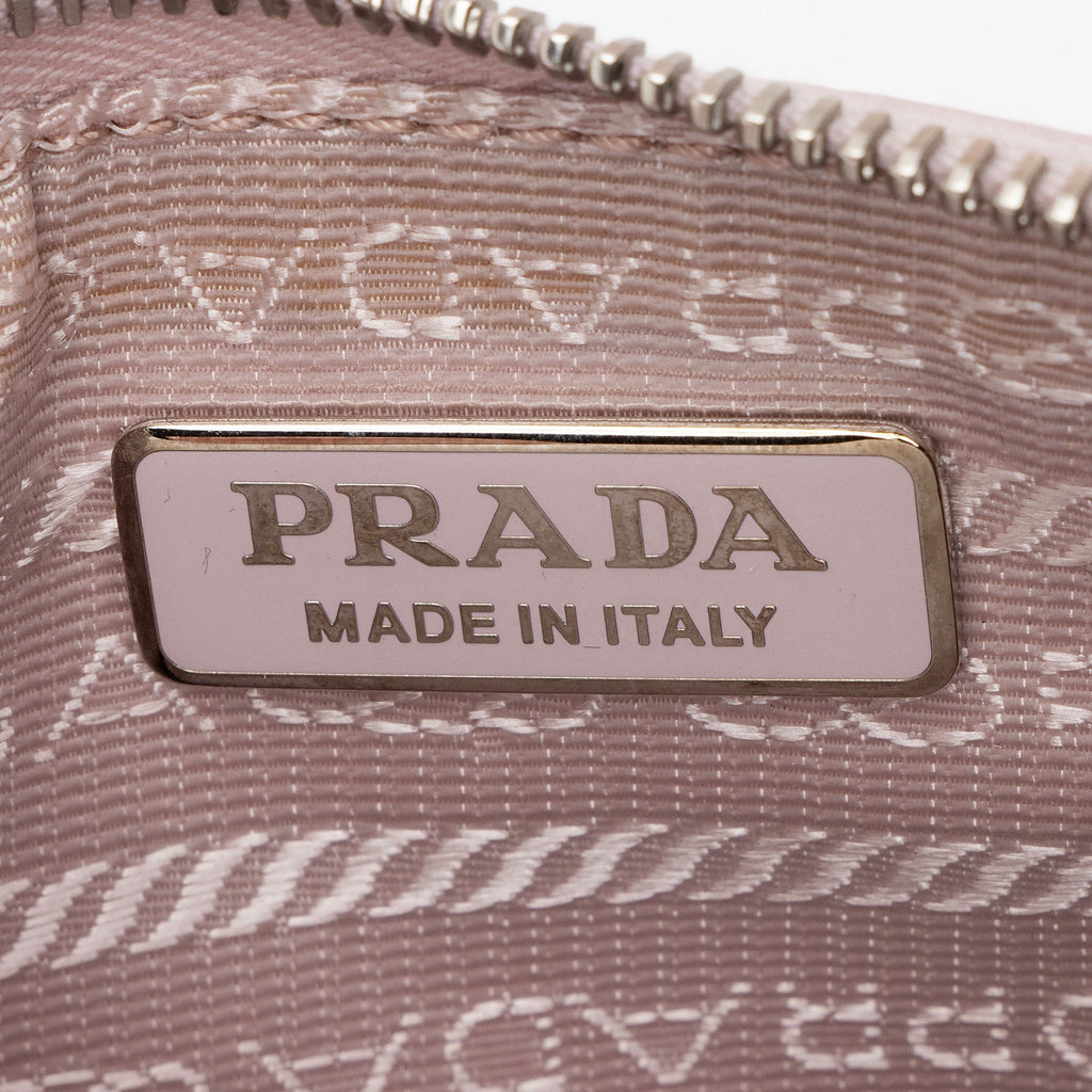 Prada Sequin Mesh Logo Small Tote