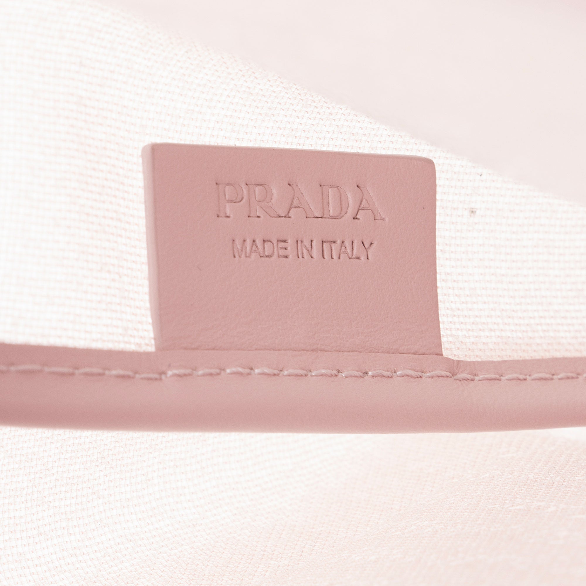 Prada Sequin Mesh Logo Small Tote