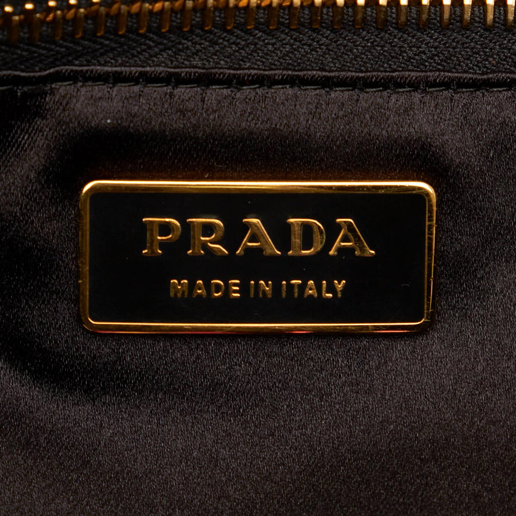 Prada Sequin Striped Tote Bag (SHG-28996)