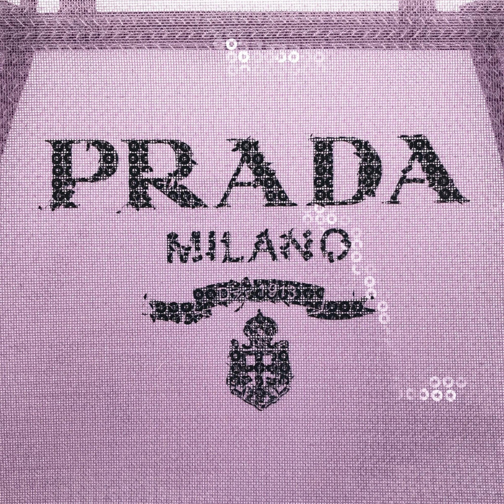 Prada Small Rete Paillettes Tote (SHG-ICHWc9)