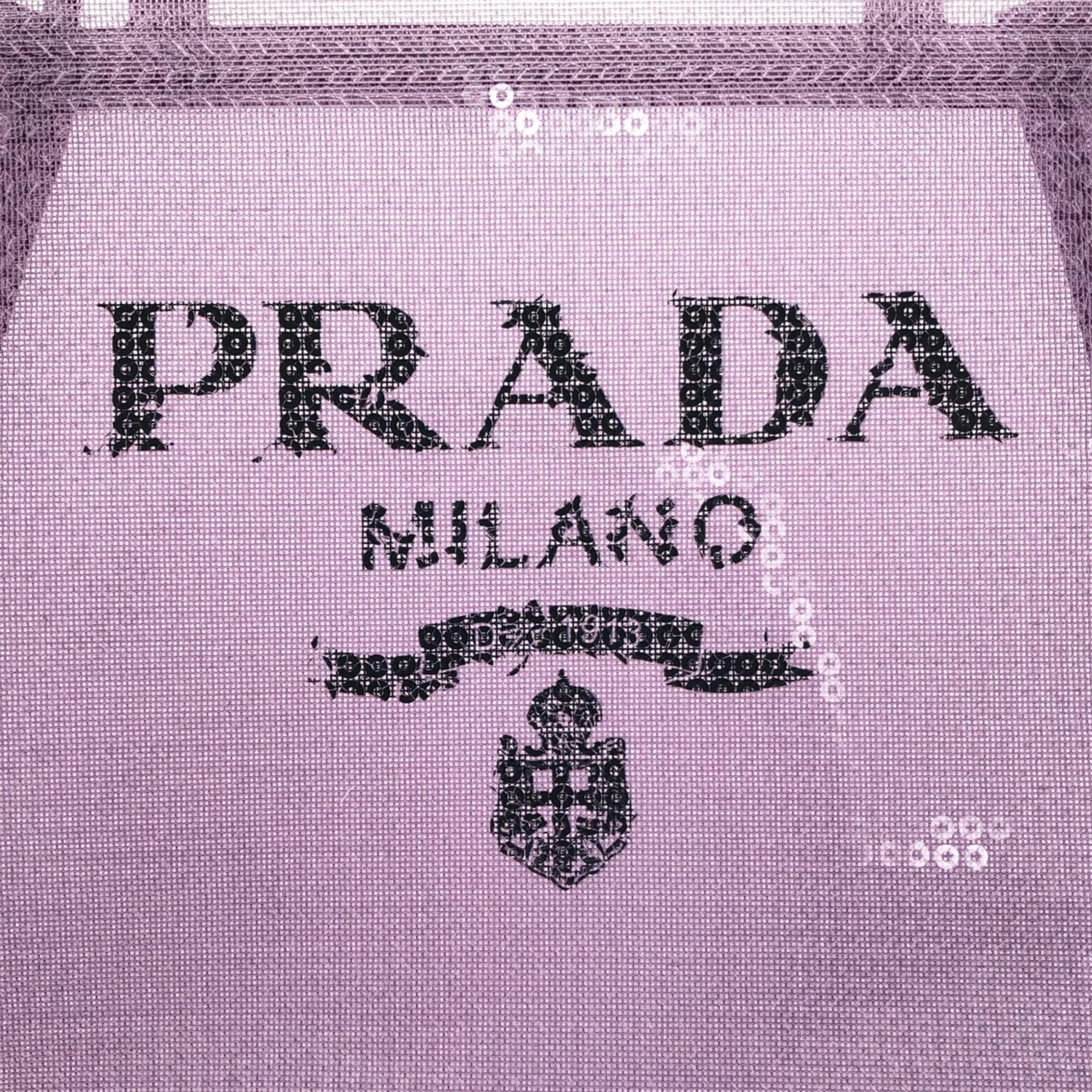 Prada Small Rete Paillettes Tote (SHG-ICHWc9)