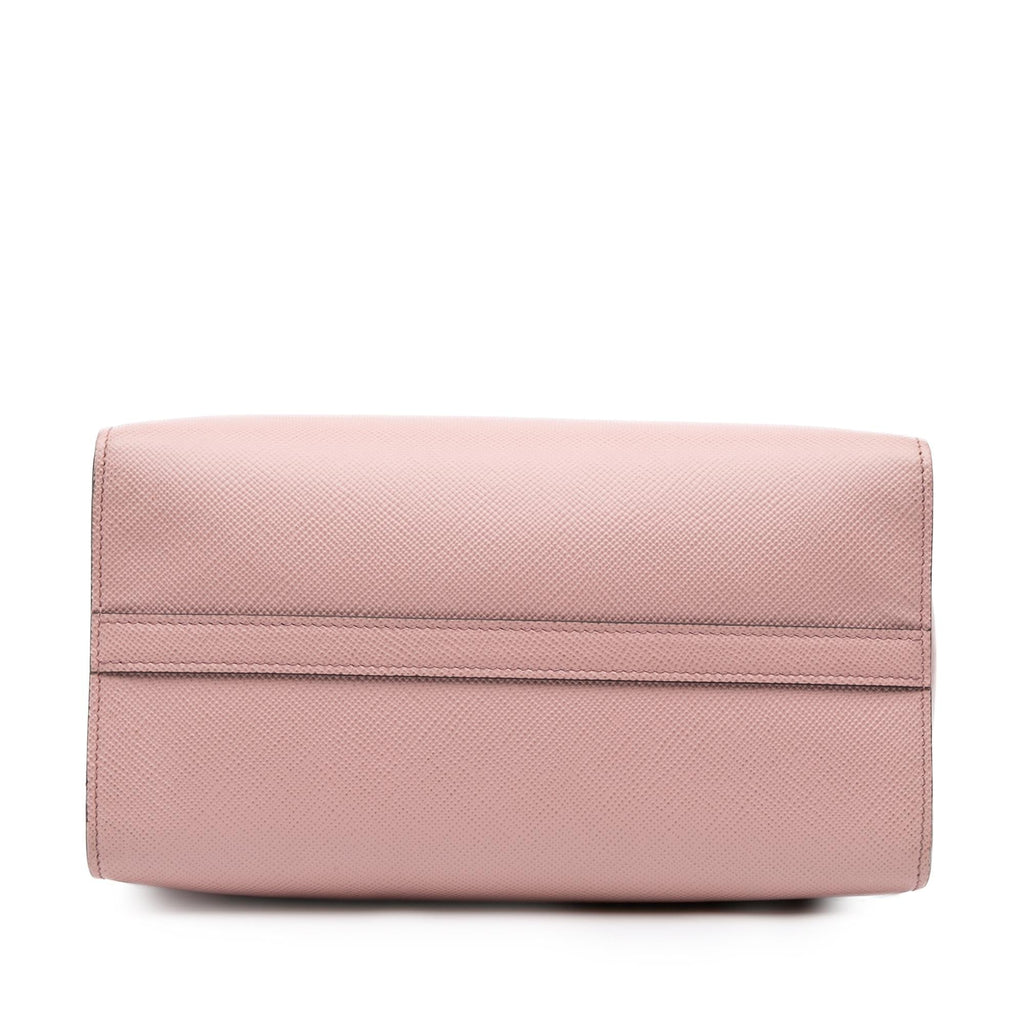 Prada Small Saffiano Cuir Monochrome Top Handle Tote