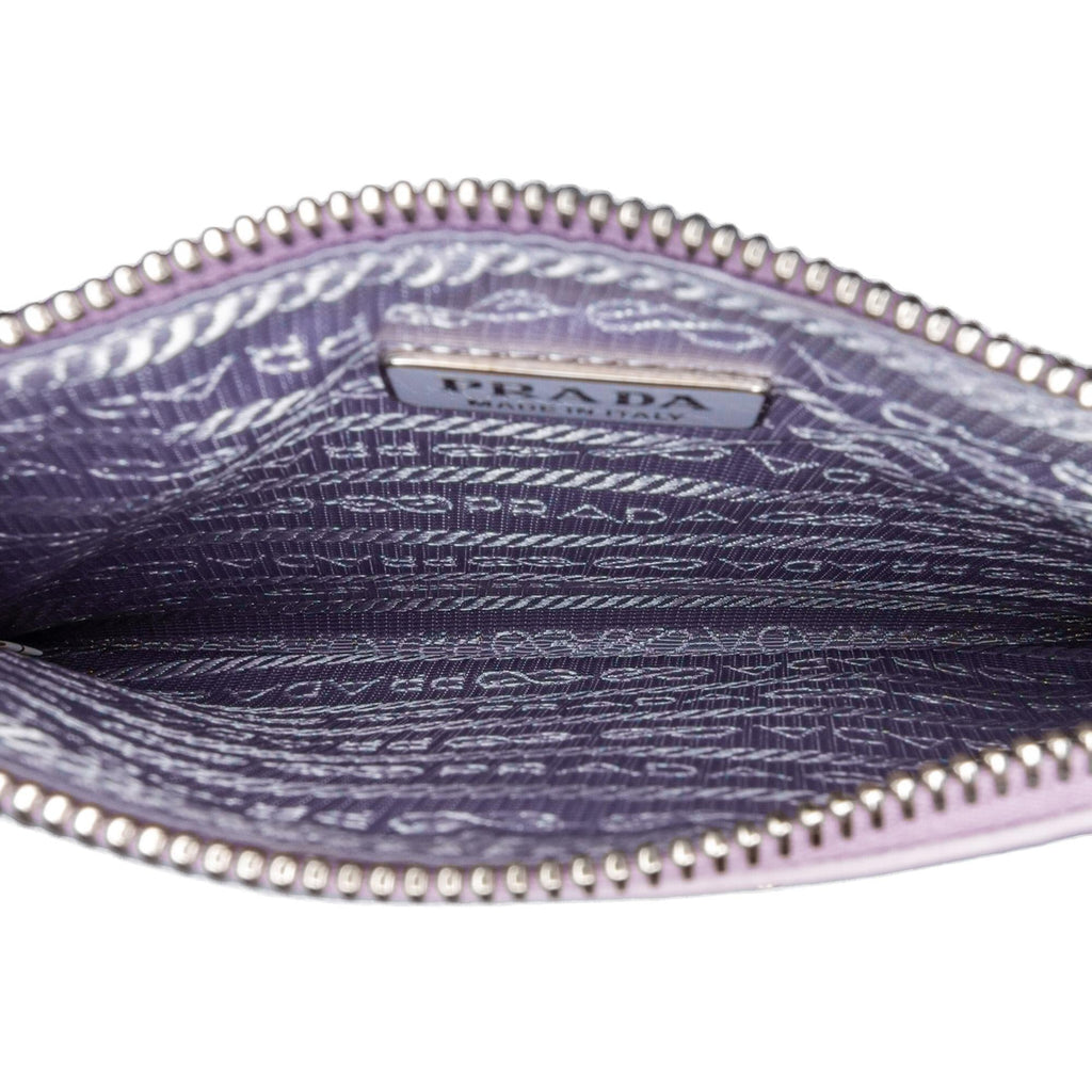 Prada Small Sequined Mesh Logo Tote