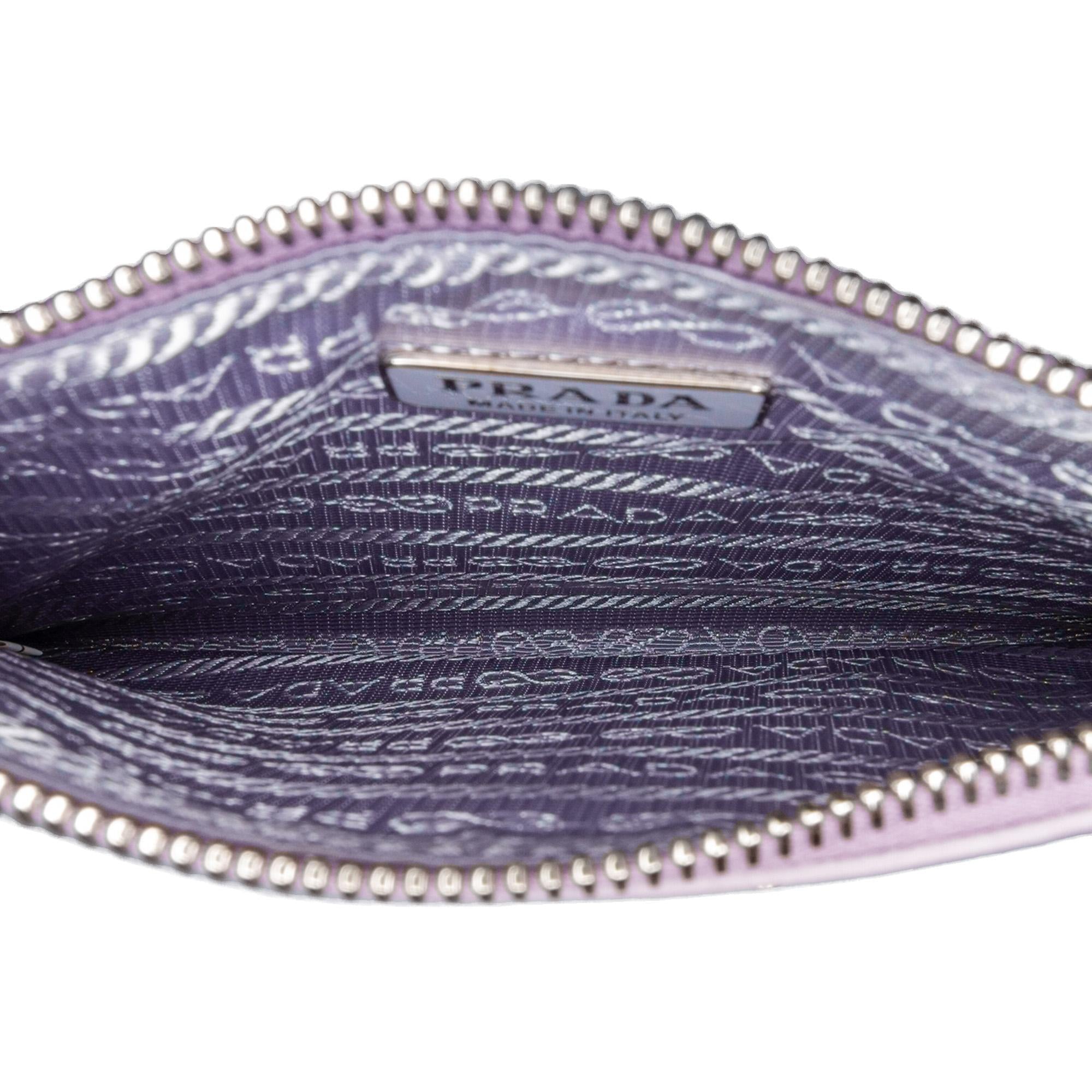 Prada Small Sequined Mesh Logo Tote