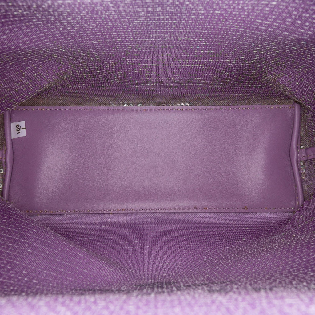 Prada Small Sequined Mesh Logo Tote