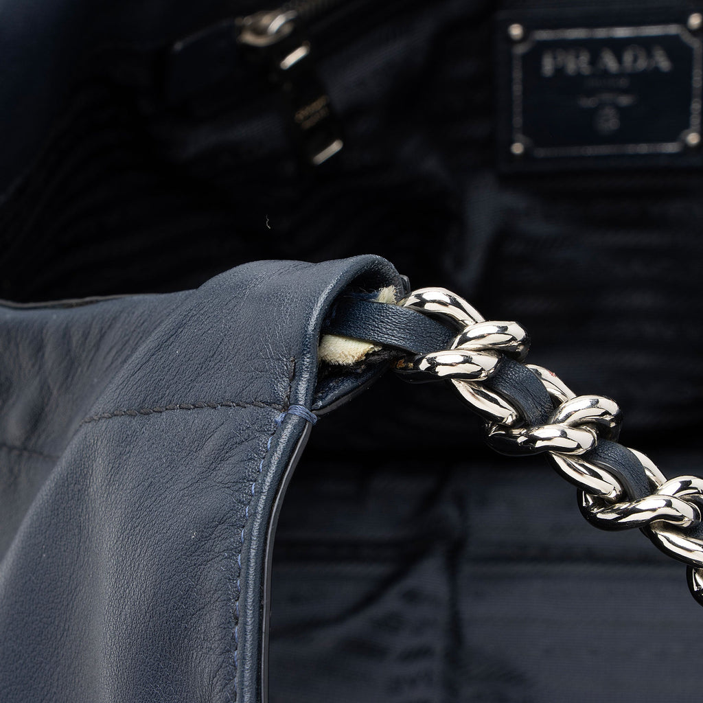 Prada Saffiano Soft Chain Tote (SHF-cQmxTO)