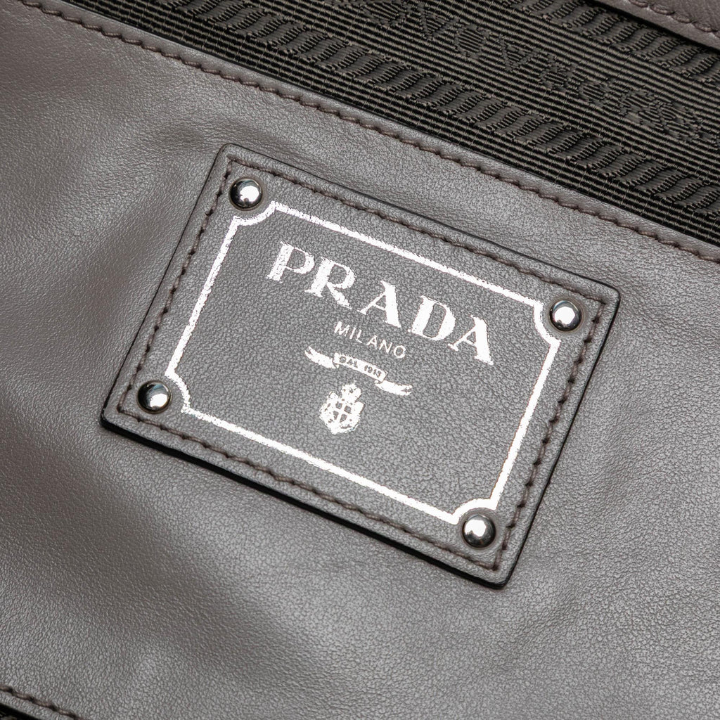 Prada Soft Calf Open Convertible Tote