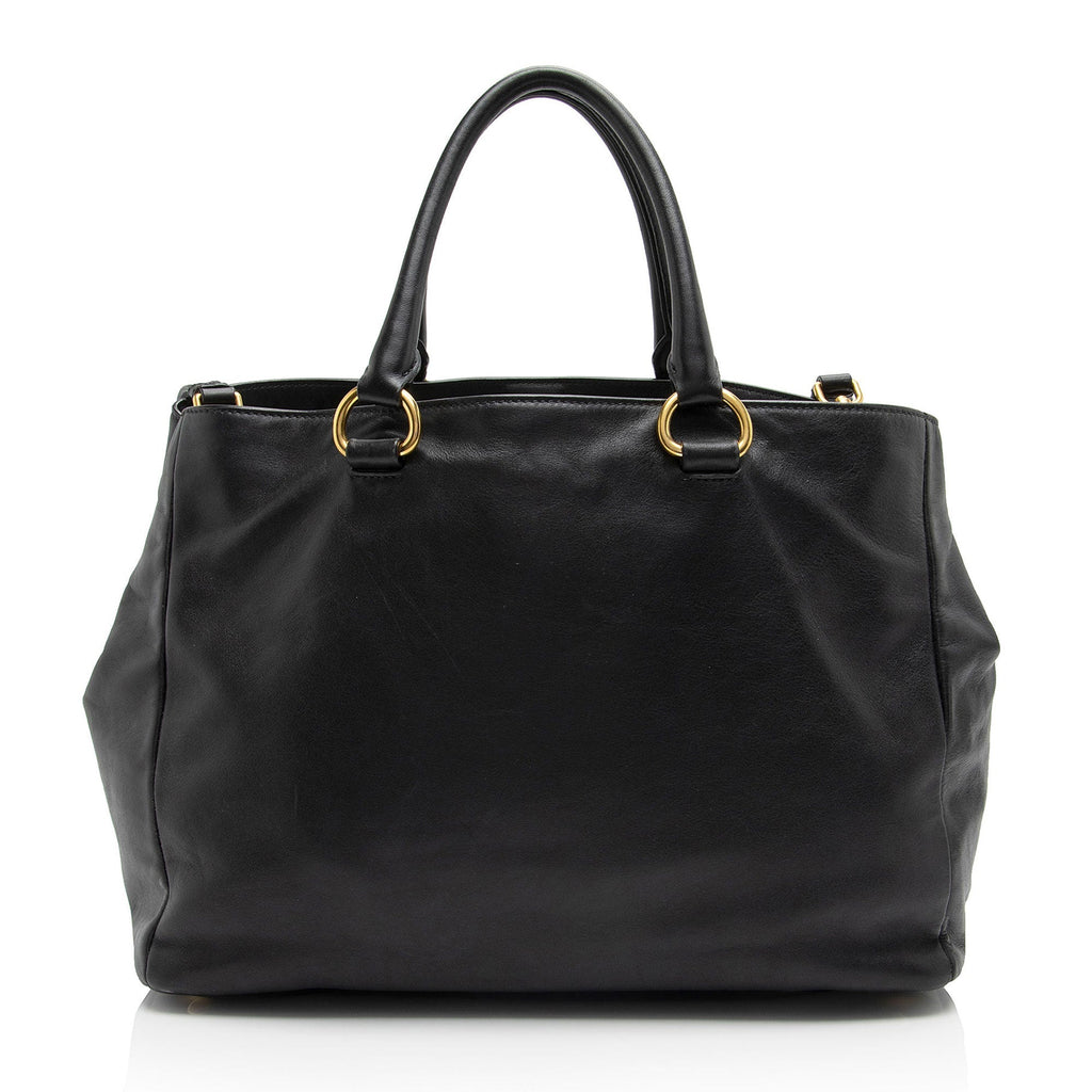 Prada Soft Calf Pocket Shopping Tote (SHF-neGuwb)