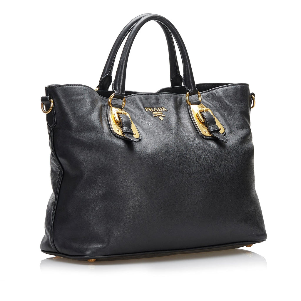 Prada Soft Calf Shopping Tote (SHG-36488)