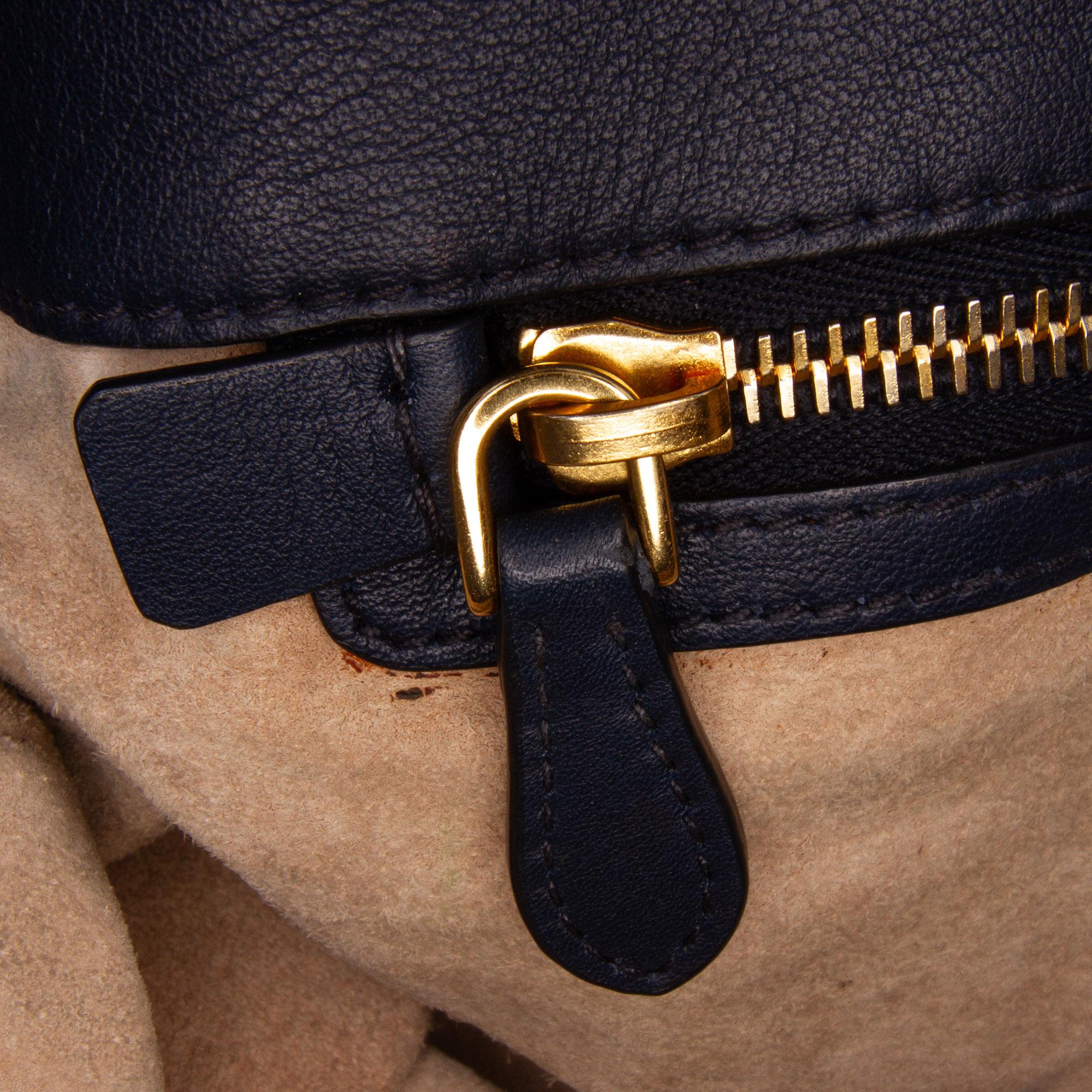 Prada Soft Calfskin Open Convertible Shopping Tote