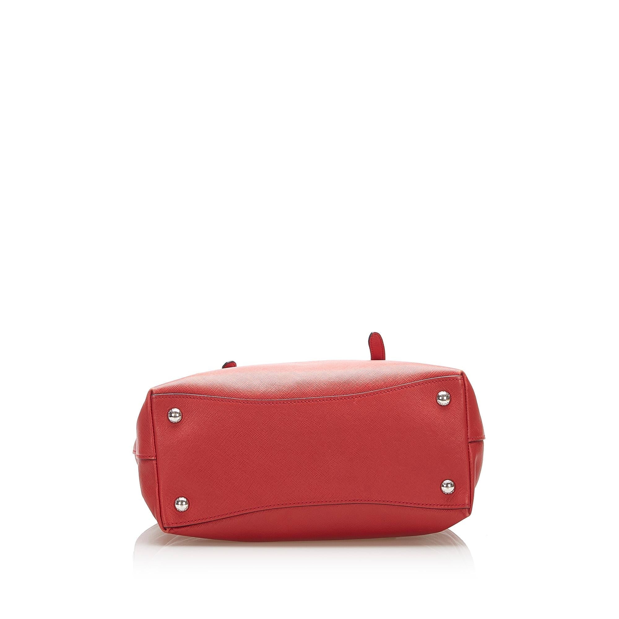 Prada Soft Saffiano Leather Tote Bag (SHG-16693)