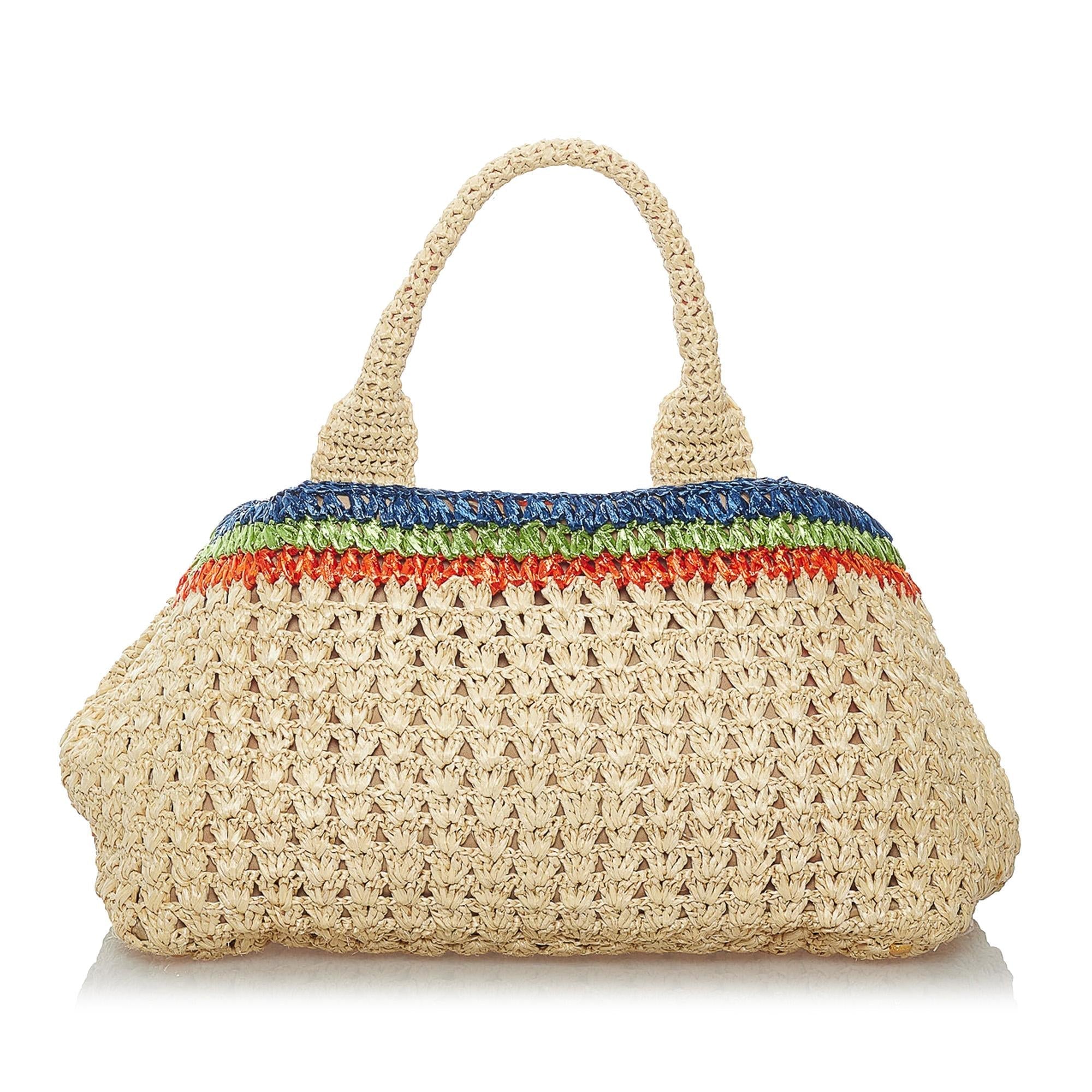 Prada Straw Tote (SHG-29948)