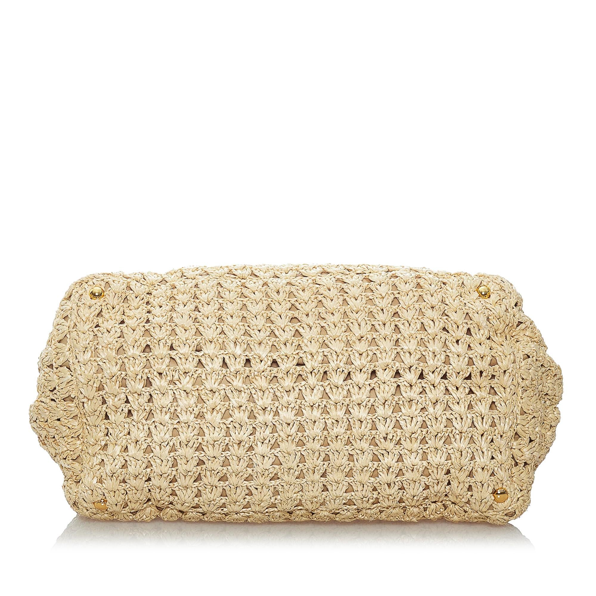 Prada Straw Tote (SHG-29948)