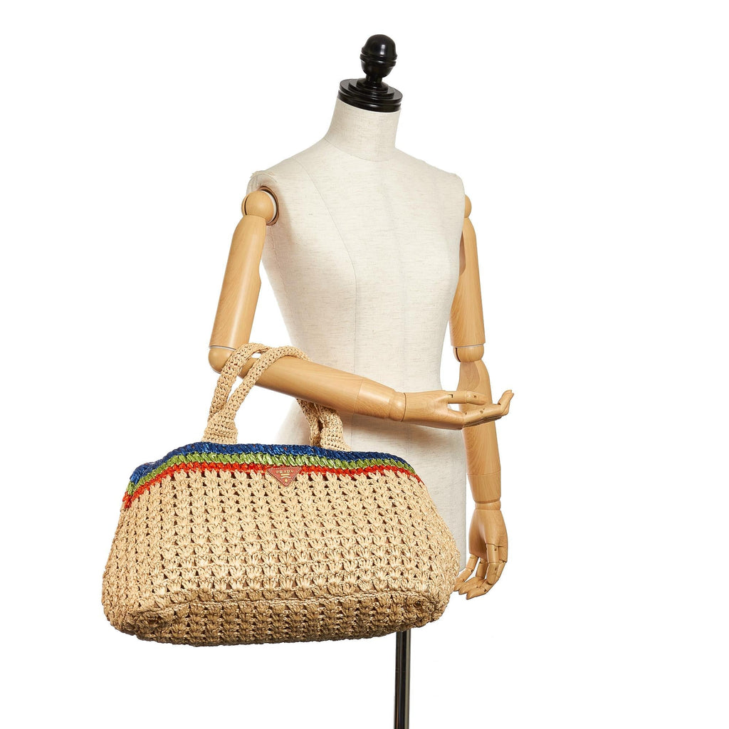 Prada Straw Tote (SHG-29948)