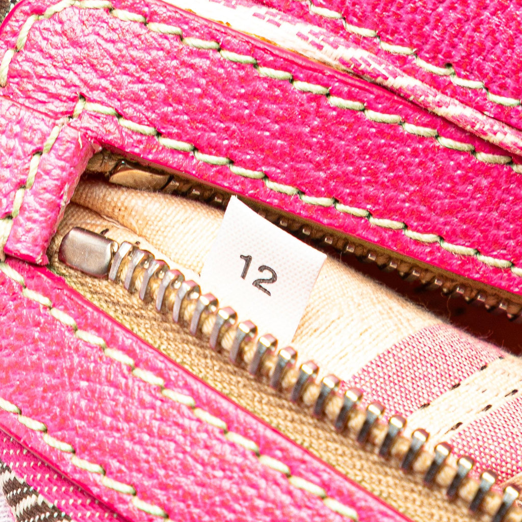Prada Striped Jacquard Tote