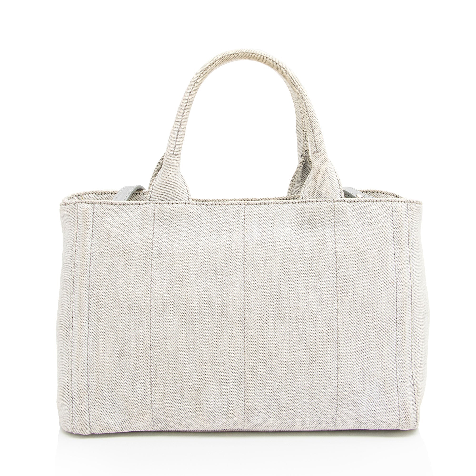 Prada Studded Crystal Denim Tote (SHF-Sqg4PX)