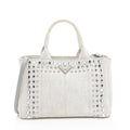 Prada Studded Crystal Denim Tote (SHF-Sqg4PX)