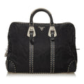 Prada Studded Tessuto Tote Bag (SHG-28533)