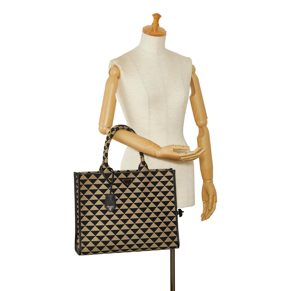 Prada Symbole Triangolo Tote (SHG-eoCrkY)