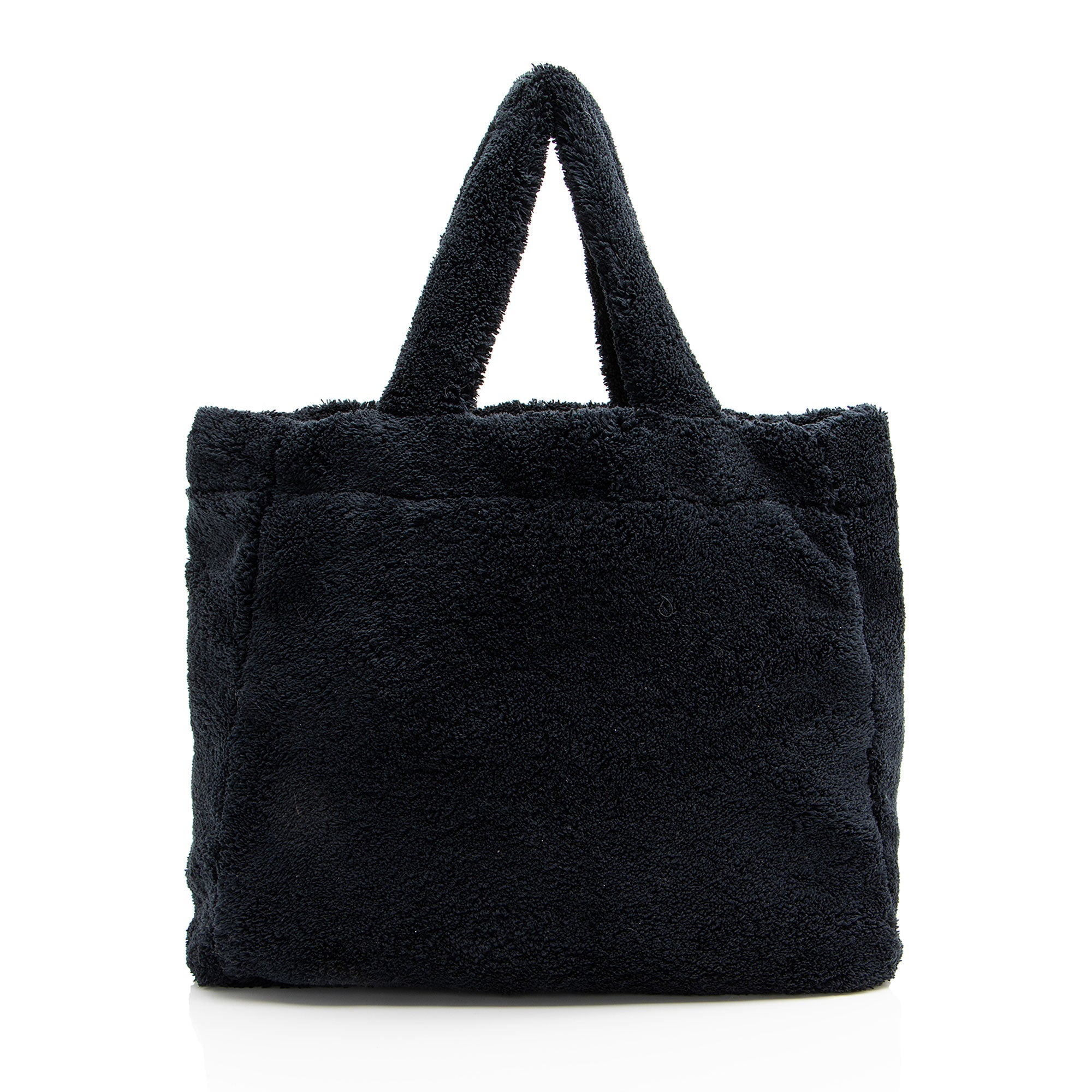 Prada Terry Cloth Logo Tote (SHF-NgTtos)