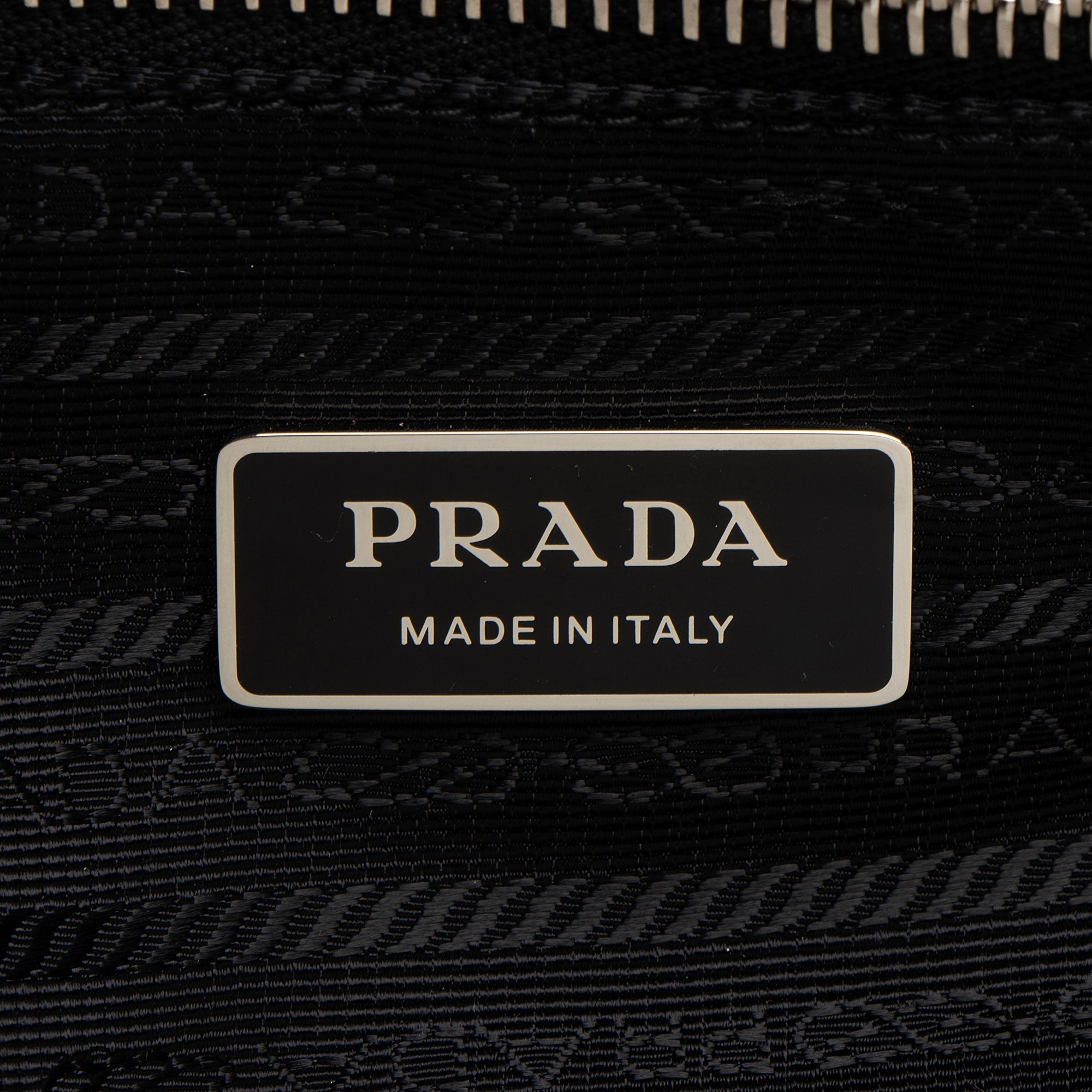 Prada Terry Cloth Logo Tote (SHF-NgTtos)